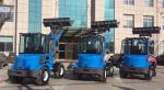 agricultural equipment 1.2 ton wheel loader for sale blue color