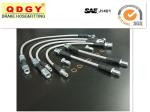 PU cover stainless steel braided flexible brake hose line