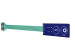 EL Backlit Poly Tactile Membrane Switch Customized For Household Appliances