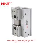 Alloy Miniature Pneumatic Gripper , 65~1225g Precision Air Cylinder