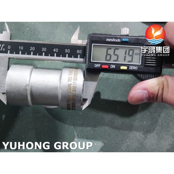 ASME B16.11 ASTM A182 F316L Stainless Steel Equal Tee Thread NPT