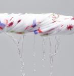 Beautiful Green Floral Gauze Fabric 190gsm Cotton Bamboo Swaddle Blanket