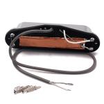 Chrome Plated Plastic Dual Rail Guitar Pickup Single Coil DC Resistance 9.3K