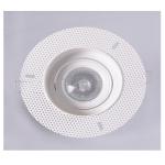 125mm Anti Glare Trimless Downlight 6w Round Die Cast Aluminum Material