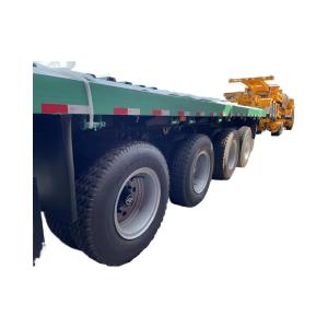 Wholesale CIMC New 4-Axle Flatbed Skeleton Semi-Trailer Steel Container Truck with Wabco Brake System from china suppliers