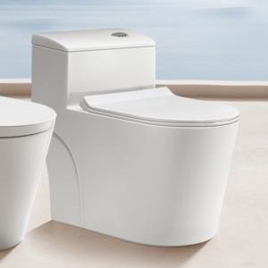 Wholesale Bathroom Ceramic Siphonic Water Closet Floor Mounted Elongated 725mm from china suppliers