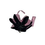UPF 30 Auto Open Close 3 Folding Umbrella With Blacking UV Coating