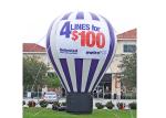 PVC material customized Inflatable Ball ground With printing Giant Advertising