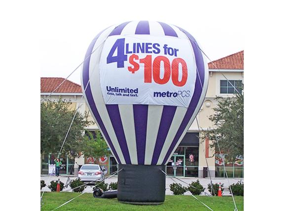 PVC material customized Inflatable Ball ground With printing Giant Advertising