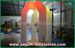Wholesale Inflatable Game Custom White Commercial Inflatable Money Booth Led Lighting Inflatable Party Tent from china suppliers