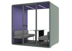 Reduce Noise 35db Soundproof Office Booth Phone Pods Colorful L Size For Meeting