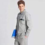 2022 Work Clothing Sets for Men Long Sleeve Jacket and Pants Two Pieces Gender