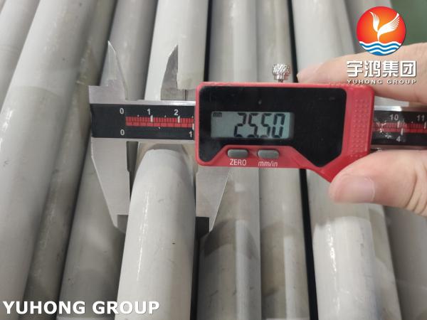 Stainless Steel Heat Exchanger Tube ASTM A213 TP316 100% Hydrostatic Test And