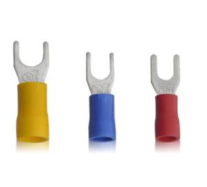 Wholesale Tin Plating Pure Copper UL RNB 80-10 Fork Crimp Terminal 0.5mm2 1.6mm2 from china suppliers