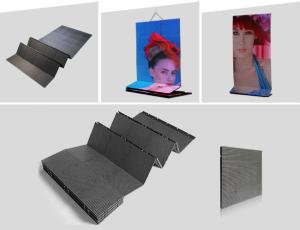 Wholesale Floor / Wall Mount Retail LED Display , P6 Flexible LED Video Screen 32×32 Pixels from china suppliers