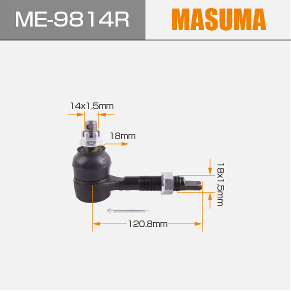 ME-9814R MASUMA Auto cars outer tie rod end for TOYOTA AVENSIS WAGON Right 48720-05020