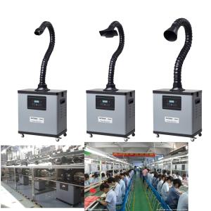 Wholesale Four Wheels Portable Chemical Fume Extractor System For Purification , High Efficiency from china suppliers