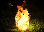 LED Squirrel Modeling Lights Resin Landscape Translucent Animal Outdoor