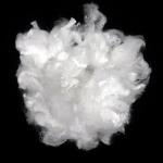 1.5D 51mm Non Siliconized Recycled Polyester Staple Fiber Quilt Filling