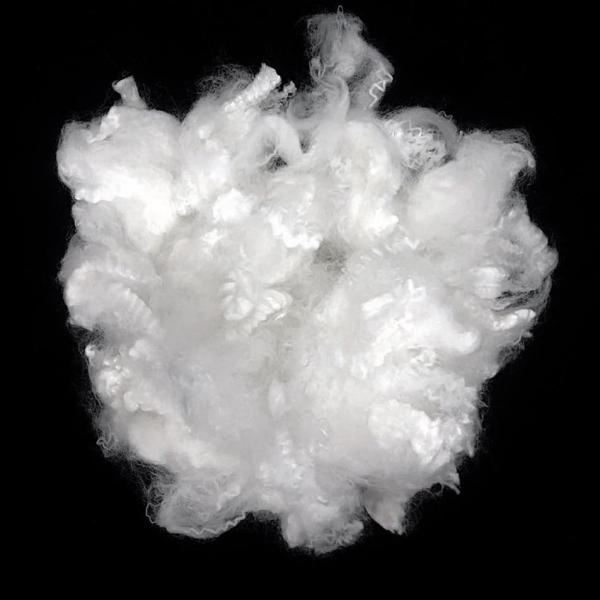 1.5D 51mm Non Siliconized Recycled Polyester Staple Fiber Quilt Filling