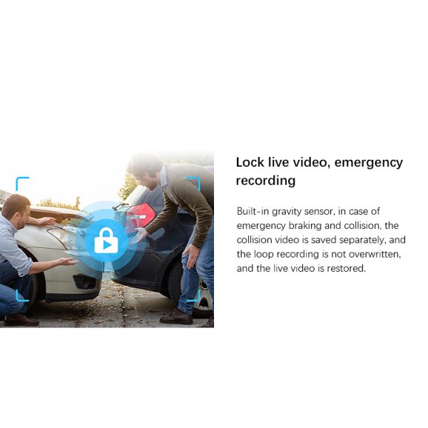 70Mai A800 4K Dash Cam DVR Built-in GPS with ADAS UHD Image IMX415 140 FOV 24H Parking Monitor 70Mai Dash Cam