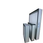 Pharmaceutical UL Cleanroom HEPA Filter Mini Pleated Gel Seal Media