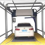 Hot Dipped Galvanized Steel Frame Auto Touchless Car Wash System OEM