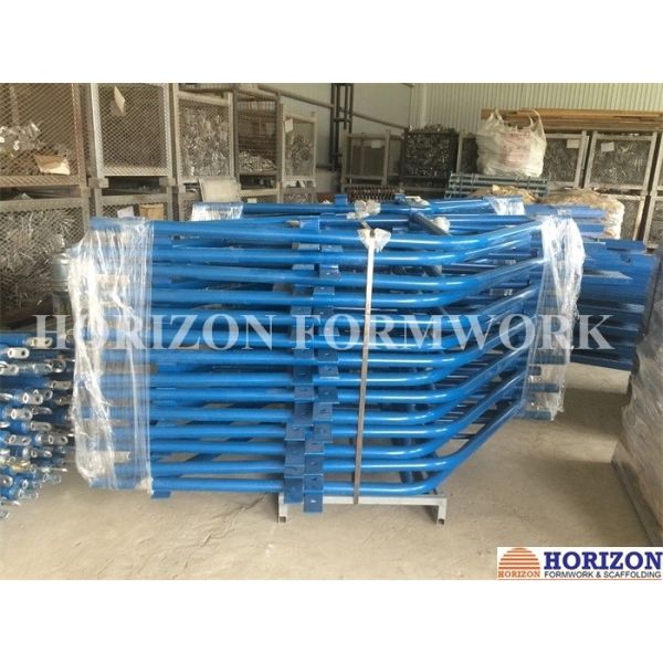 Steel Swim Platform Mounting Brackets With Wall Formwork Panel For Safety Protection