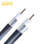 Black Signal Coaxial Cable / Fiber Trunk Cable Aluminum Tube For Broadband