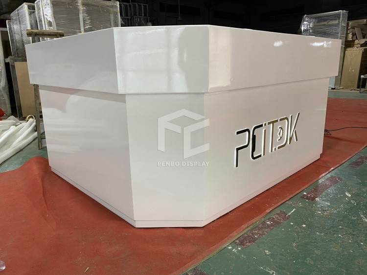 Nonluminous LOGO Mobile Phone Display Showcase Counter ODM