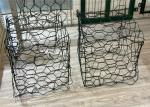Low Carbon Wire 2.4mm 80x100mm Gabion Wire Mesh For River Bank