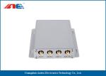 ISO15693 Medium Power Square RFID Reader RS232 , Four Channels RFID Antenna