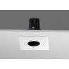 IP44 Interior Square 10W 3000K Tiltable Aluminum LED Recessed Luminaire For Bathroom for sale