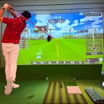 Realistic Sports Ar Golf Simulator Interactive Golf Projection Wall Golf