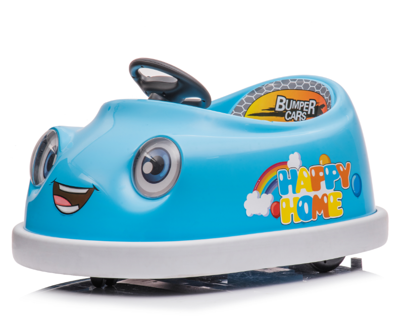 LED Lights Music and Power Display 6v Electric Ride on Bumper Car for Kids Aged 2-6 Years