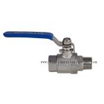 2 PC 1/2 Inch Industrial Ball Valve NPT Male To Female WOG1000