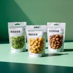 Stand Up Zipper Lock Snack Bags 3 Layer Aluminum Foil Laminated for Chips Nuts