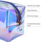 F Color Holographic Cosmetic Travel Bag For Women