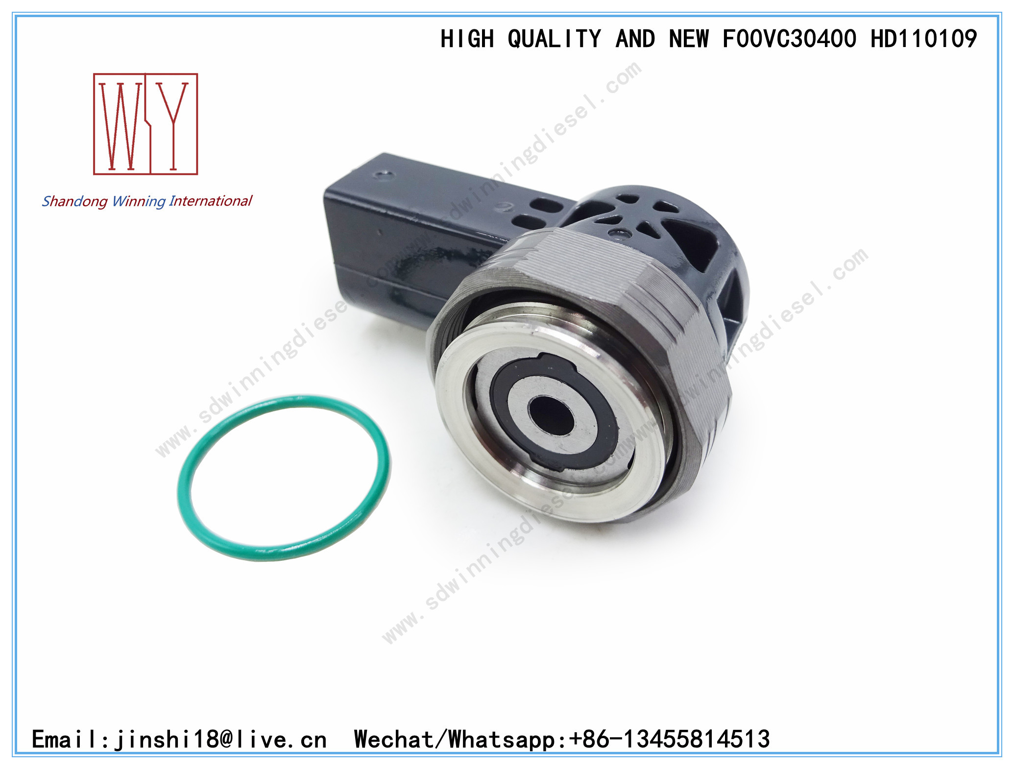HIGH QUALITY AND NEW DIESEL FUEL INJECTOR SOLENOID VALVE F00VC30400 HD110109 FOR 0445110647 0445110646 0445110368 044511