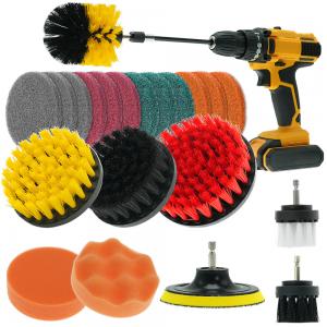 Wholesale Electric Floor Cleaning Brush Drill Cleaning Kit Drill Attachment Set from china suppliers