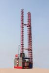 Passenger And Material Gear Driving Construction Site Hoist Capacity 2000Kg Or
