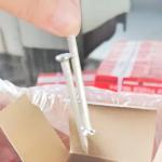 Fluted Magnet Grooved Shank Concrete Nails Hardened Steel Material