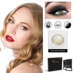 Big Eye Green Contact Lens Colored Contacts No Prescription 14.2mm