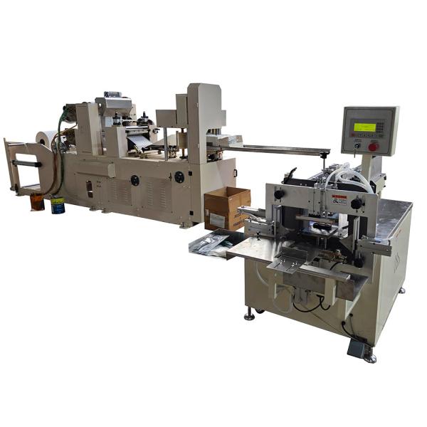 Cheap price 2 colors printing napkin tissue paper making machine packing