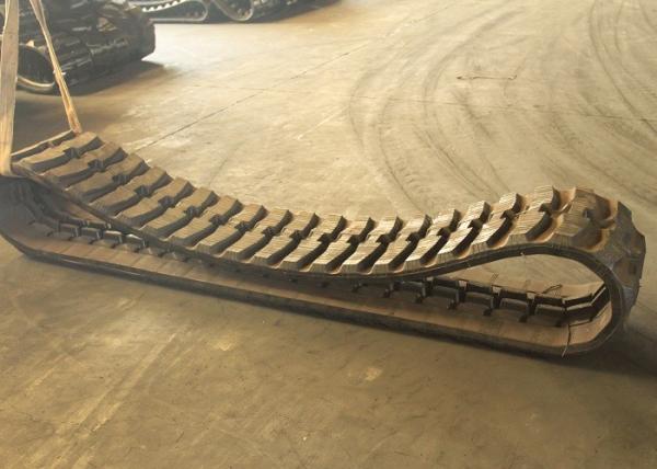 Strong Tensile Strength Excavator Rubber Tracks of Continuous with joint free