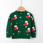 New Design Knit Christmas Kids Pullover Sweater Elk Boys Sweaters