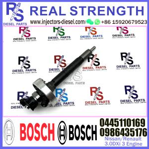 Wholesale Diesel Fuel Common Rail Injector 0445110169 0986435176 7485001659BX 7701058110 For Nissan/Renault trucks 3.0DXi Engine from china suppliers