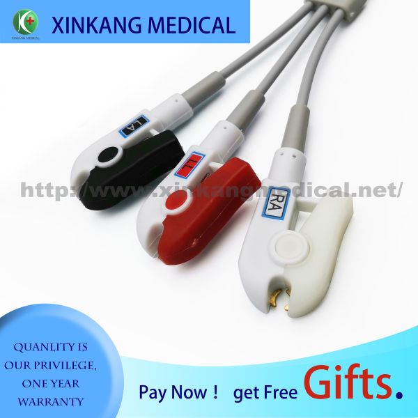 Compatible Hwatime ECG 5leads clip IEC