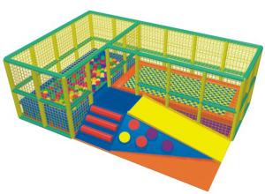 China Wooden Structure Preschool Soft Play Equipment High Density Sponge on sale