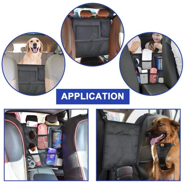 Car Seat Side Back Storage Net Bag Purse Auto Netting Bag Pocket Hand